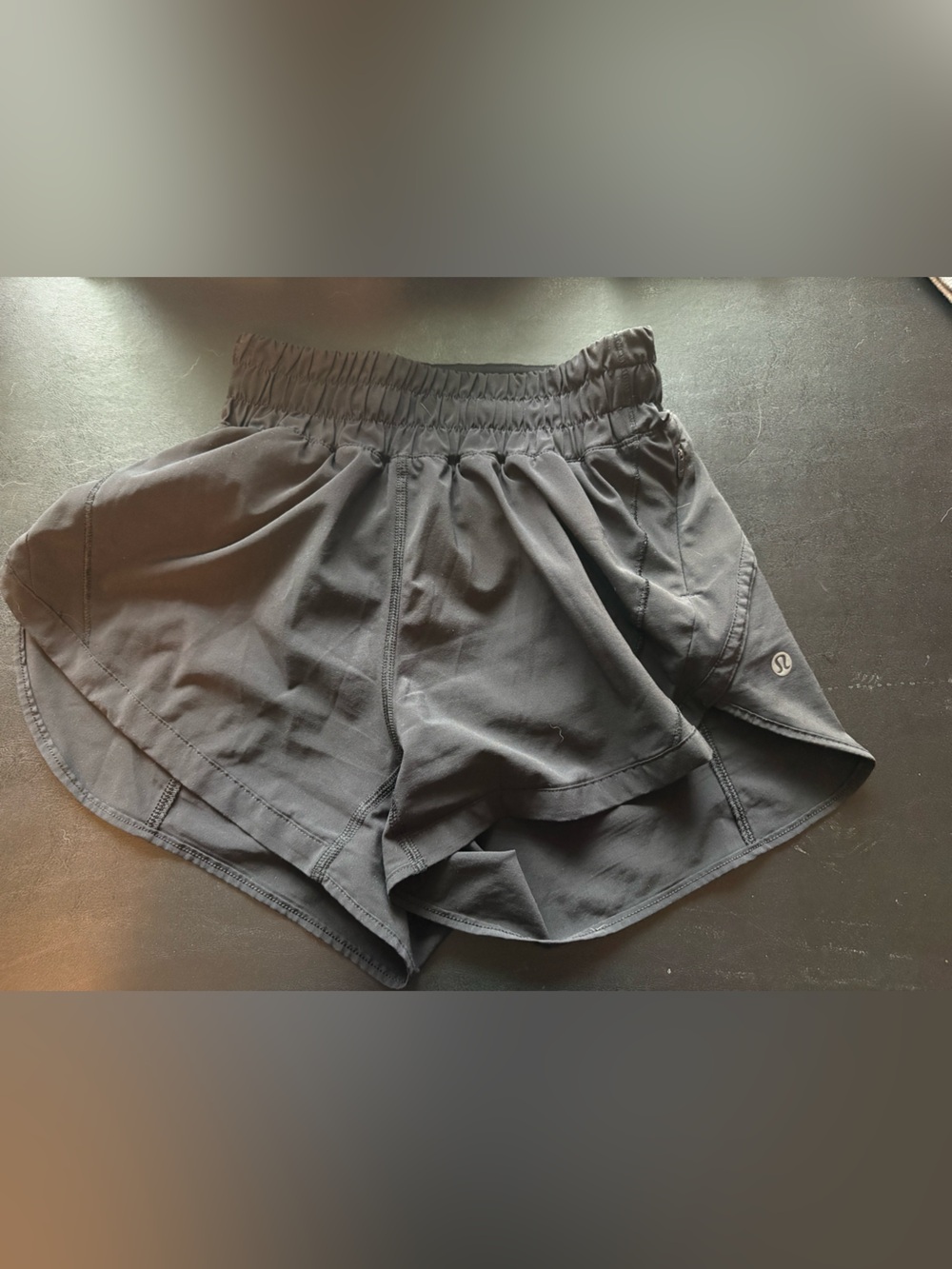 lululemon athletica Women's Black Athletic Running Shorts